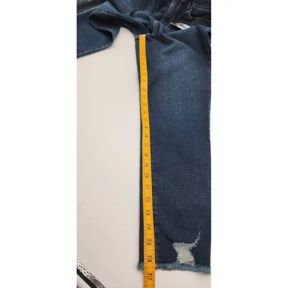 Sofia Jeans Rosa Curvy Skinny Ankle 14 Dark Wash NEW Super Hi-Rise Distressed - Picture 7 of 10